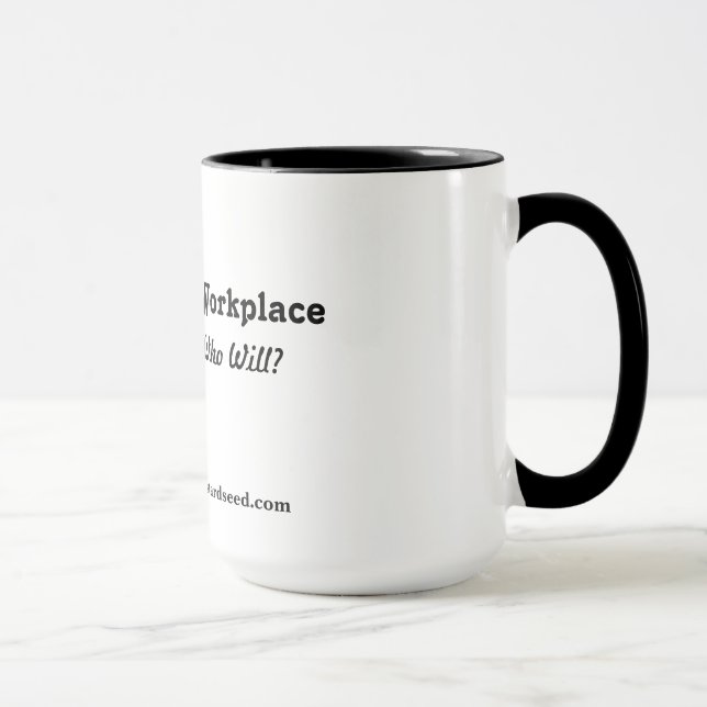 Caneca Reze no local de trabalho! (Direita)