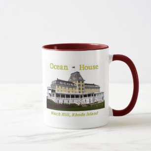 Caneca Rhode - ilha, monte do relógio -