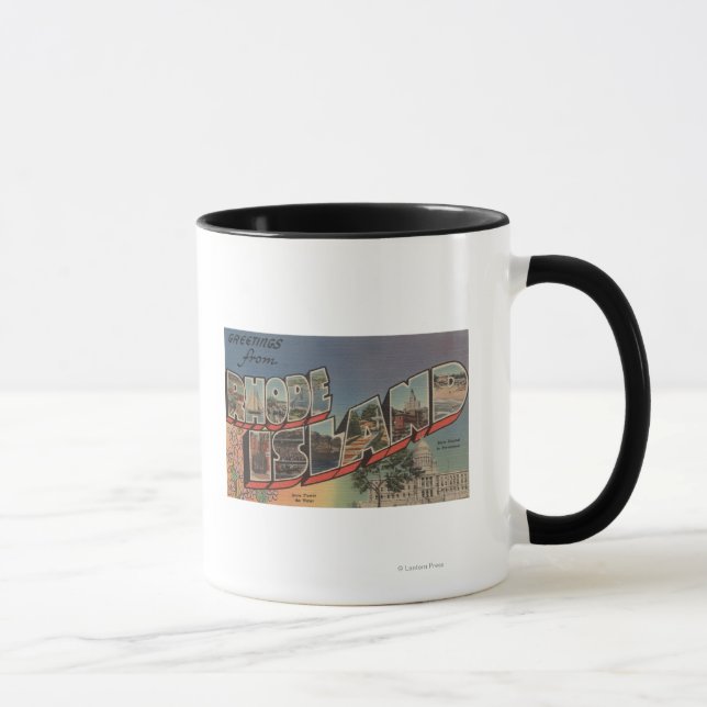 Caneca Rhode Island (Capital do Estado/Flor) (Direita)