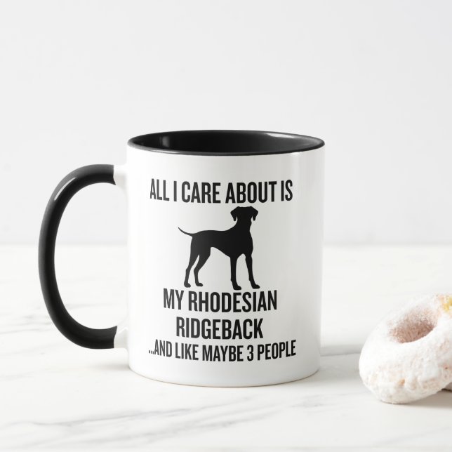 Caneca Rhodesian Ridgeback (Com Donut)