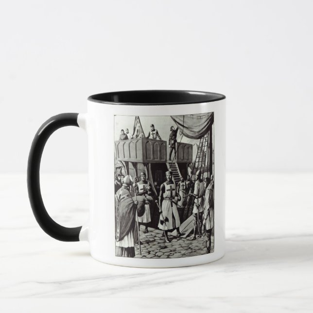Caneca Richard eu ajusto a vela para a Terra Santa, 1939 (Esquerda)