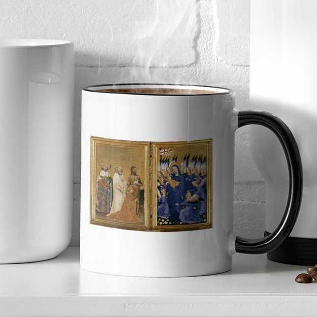 Caneca Richard II Apresentado à Virgem e à Criança (Criador carregado)
