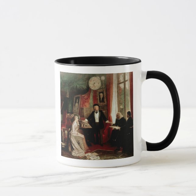 Caneca Richard Wagner com daught de Franz Liszt e de (Direita)