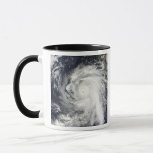 Caneca Rick do furacão a sudoeste de Baja California