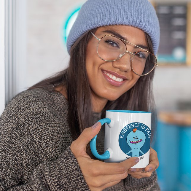 Caneca RICK E MORTY™ | A Existência É Dor (Criador carregado)