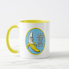 Caneca RICK E MORTY™| Crachá de Rick de bananas