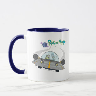 Caneca RICK E MORTY™  Desembarque Em Navio Espacial