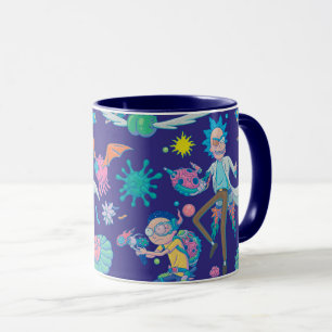Caneca RICK E MORTY™  Entre o padrão das células infectad