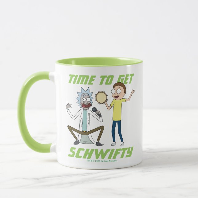 Caneca RICK E MORTY™| Hora De Obter O Schwifty (Esquerda)