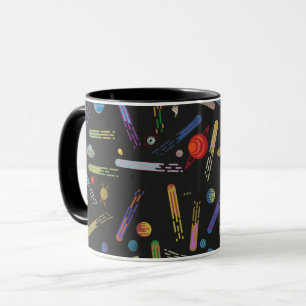 Caneca RICK E MORTY™  Padrão de Cometa Espacial Externo