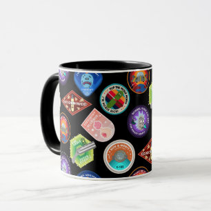 Caneca RICK E MORTY™  Padrão de patches externos