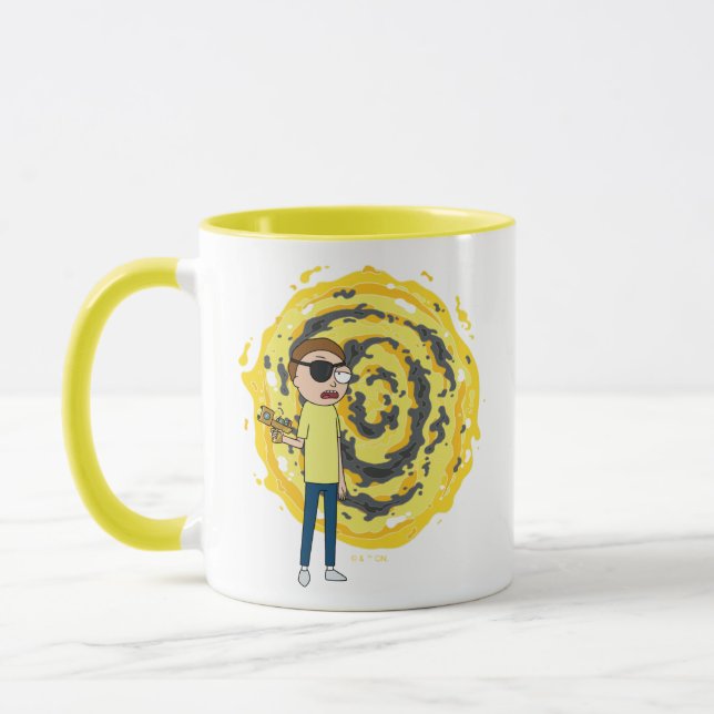 Caneca RICK E MORTY™ | Portal de mau Morty (Esquerda)