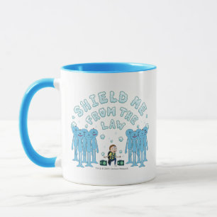 Caneca RICK E MORTY™  Proteger-Me Da Lei