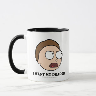 Caneca RICK E MORTY™  Quero Meu Dragão