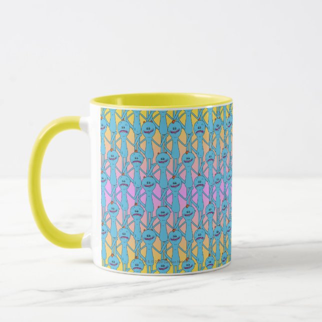 Caneca RICK E MORTY™| Rainbow Sr. Meeseeks Pattern (Esquerda)