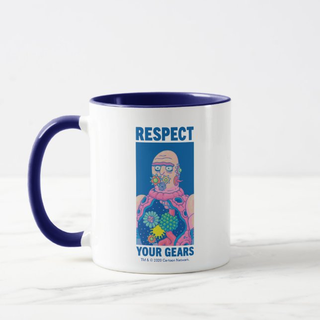 Caneca RICK E MORTY™| Respeite suas engrenagens (Esquerda)