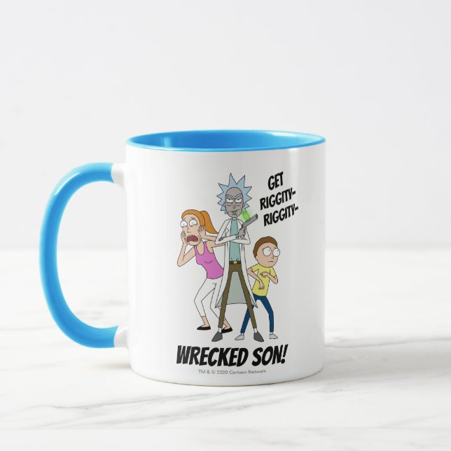 Caneca RICK E MORTY™| Rick, Morty e Verão (Esquerda)