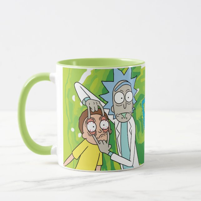 Caneca Rick And Morty Caindo