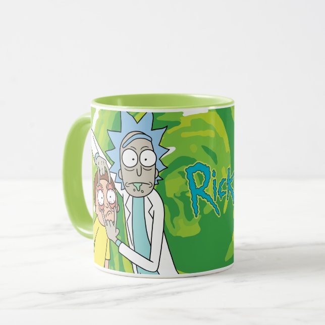 Caneca RICK E MORTY™| Veja Isso (Frente Esquerda)