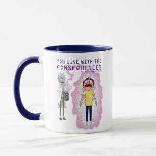 Caneca RICK E MORTY™  Vive Com As Consequências