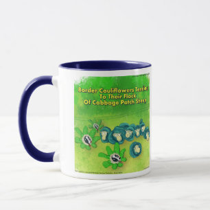 Caneca Rick London Engraçado Border Collie Flor Desenho H