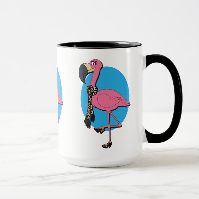 Caneca Rico Flamingo 15 oz Combo Mug (Direita)