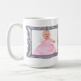 Caneca Rico Silver Frame Adicionar Foto Aqui