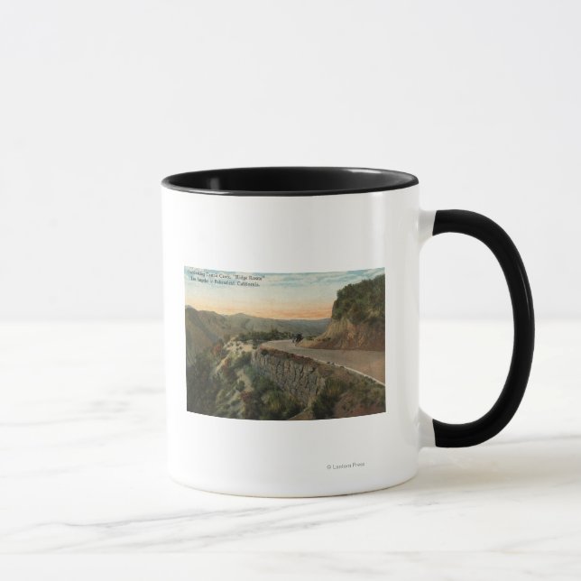 Caneca Ridge Route, Sobrevendo Castaic Creek (Direita)