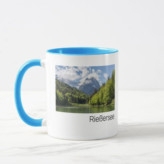 Caneca Riessersee Alps Garmisch Partenkirchen Bavaria (Esquerda)