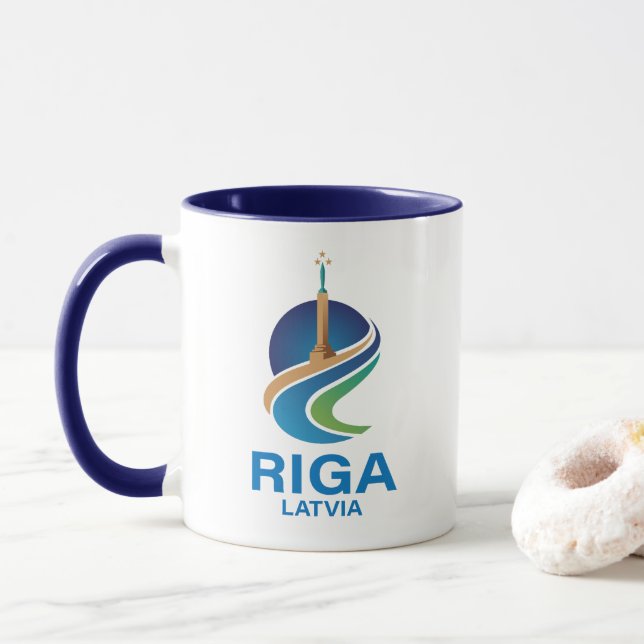 Caneca Riga Latvia (Com Donut)