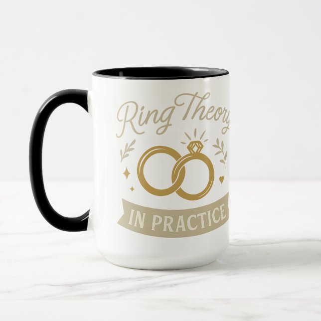 Caneca Ring Theory In Practice | Halloween Gifts (Esquerda)