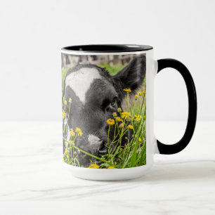 Caneca Ringer Mug com Imagem do Vitelo