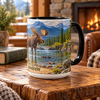 Caneca Río Personalizado Moose Mountain