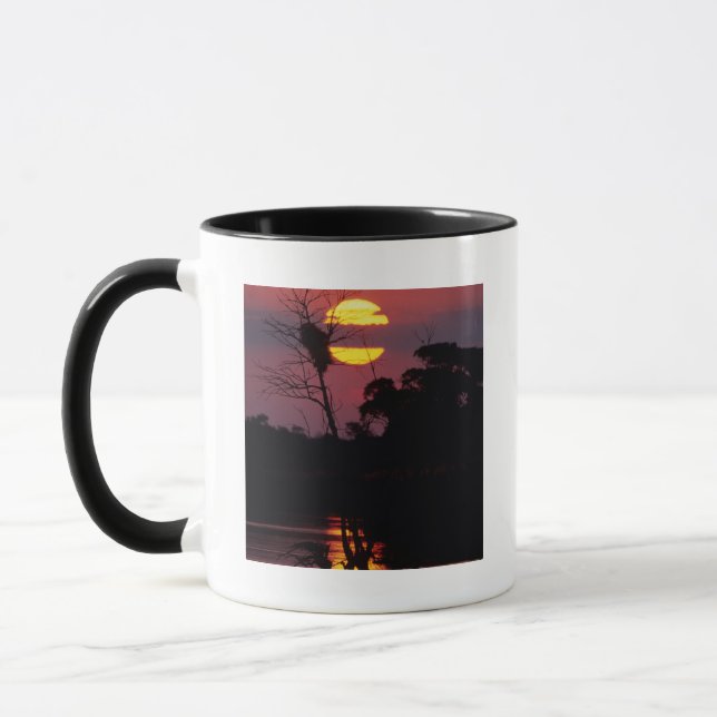 Caneca Rio Sabi ao pôr do sol, Parque Nacional Kruger (Esquerda)