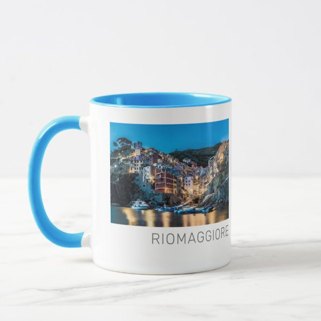 Caneca Riomaggiore Cinque Terre La Spezia Itália Panorama (Esquerda)