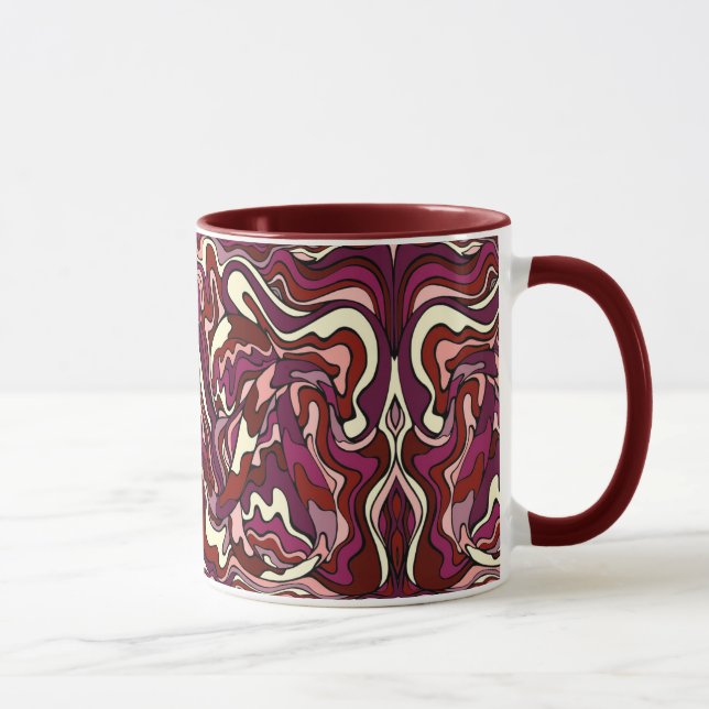 Caneca Ripple Mug De Framboesa (Direita)