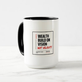 CANECA RIQUEZA CONSTRUÍDA NA VISÃO, NÃO NA VELOCIDADE. -