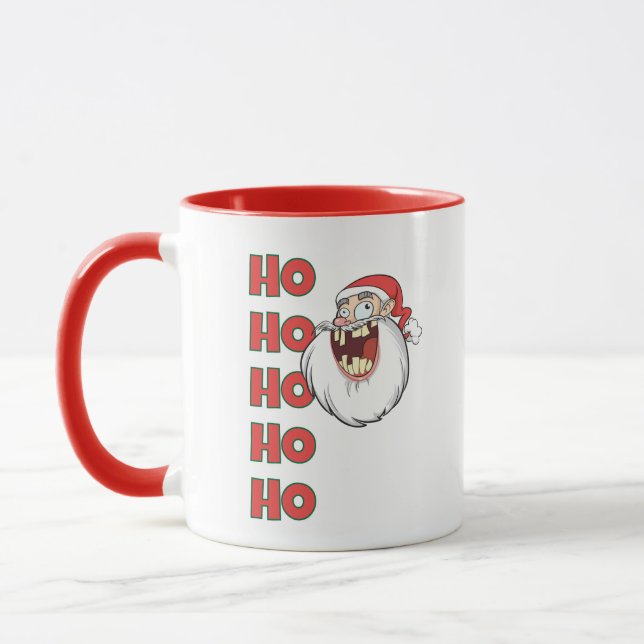 Caneca Riso louco de Papai Noel (Esquerda)