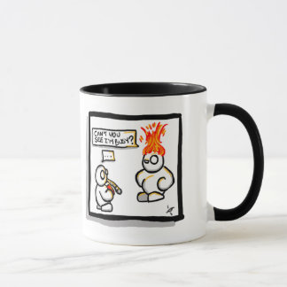 Caneca Risos da manhã - homem do fogo