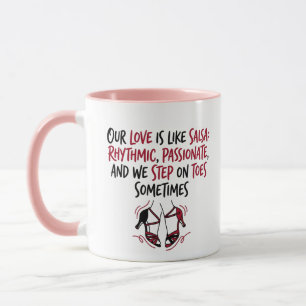 Caneca Rítmico, Apaixonado & Pisando nos Dedos dos Pés