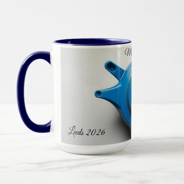 Caneca Ritual de Chá Sentado Personalizado (Esquerda)