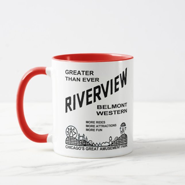 Caneca Riverview Amusement Park, Chicago, IL 1904-1967 (Esquerda)