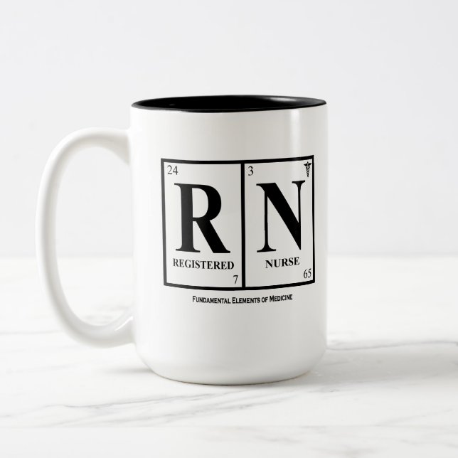 Caneca (RN) da enfermeira diplomada, com citações (Esquerda)