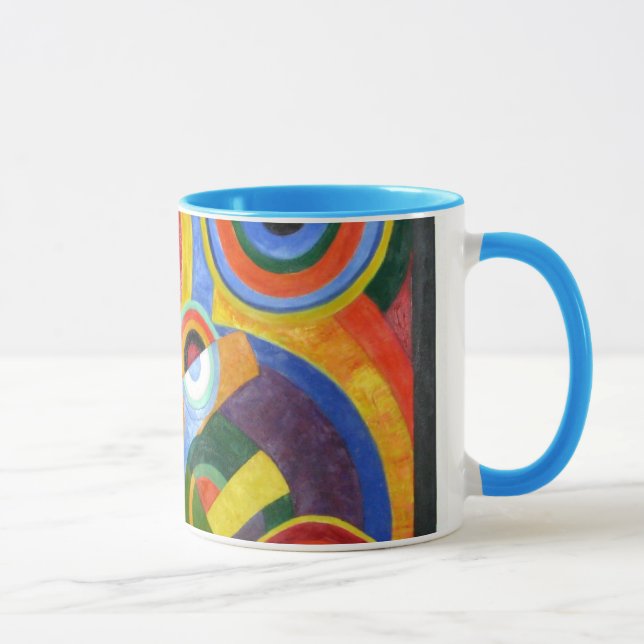 Caneca Robert Delaunay art: Ritmo (Direita)