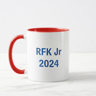 Caneca Robert F. Kennedy Jr 2024 vermelho/branco/azul