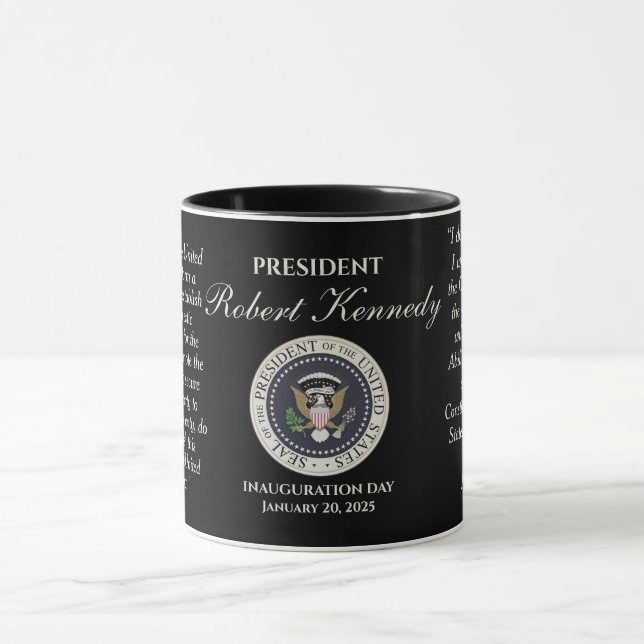 Caneca Robert Kennedy Inauguration Day 20 de janeiro de 2 (Centro)