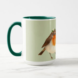 Caneca Robin de Jardim Inglês Personalizado