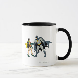 Caneca Robin E Batman Handshake