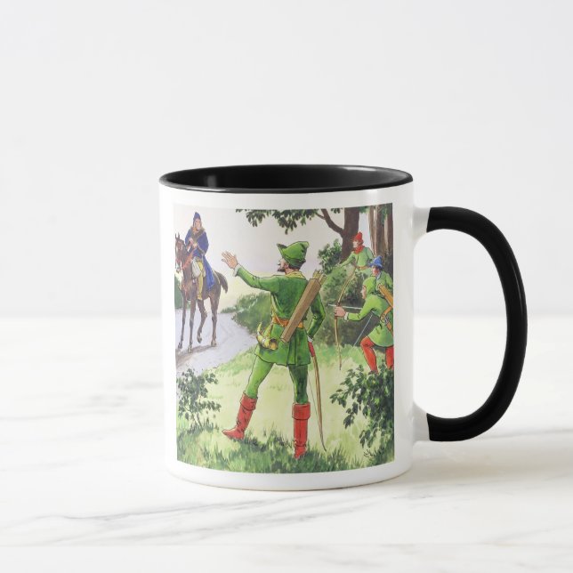 Caneca Robin Hood, das "espreitadelas no passado", (Direita)