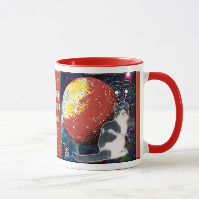 Caneca Robo-Cat Hobo Mug (Direita)